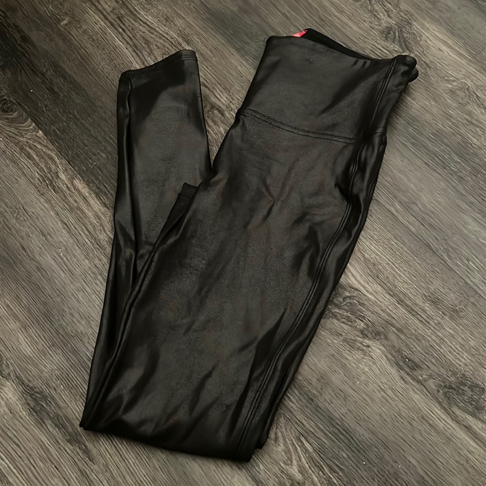 Spanx faux leather leggings